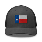 Hats Dark-Heather-Gray Snapback Custom Trucker Hats Texas Flag Lone Star Cap for Men & Women Infidel Collective