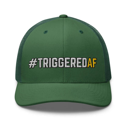 Hats Evergreen Snapback Custom Trucker Hat NSFW #TRIGGEREDAF for Men & Women Funny AF Infidel Collective