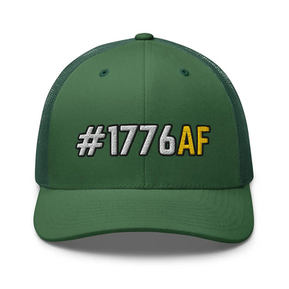 Hats Evergreen Snapback Custom Trucker Hat #1776AF Patriotic Cap for Men & Women Infidel Collective