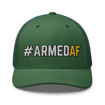 Hats Evergreen Snapback Custom Trucker Hats 2A #ARMEDAF Cool Cap for Men & Women Infidel Collective