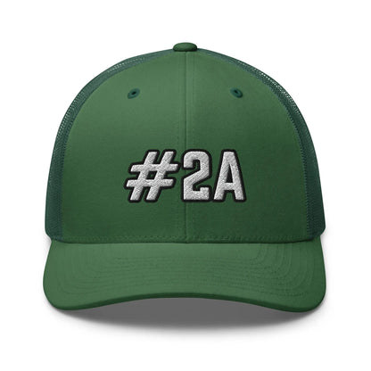 Hats Evergreen Snapback Custom Trucker Hats Best #2A 2nd Amendment Cap for Men & Women Infidel Collective