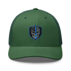 Hats Evergreen Snapback Custom Trucker Hats Blue Line Skull Cool Patriotic Cap Infidel Collective