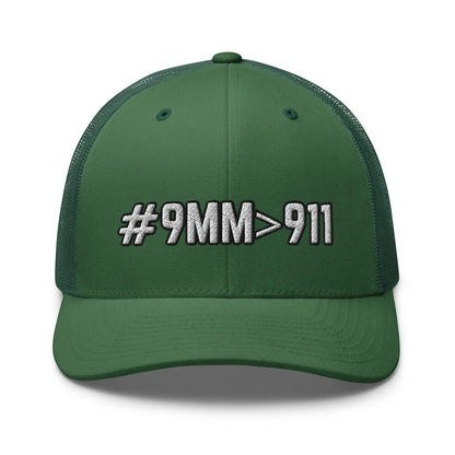 Hats Evergreen Snapback Custom Trucker Hats Cool 2A #9MM>911 Cap for Men & Women Infidel Collective