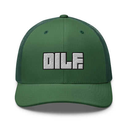 Hats Evergreen Snapback Custom Trucker Hats DILF Block Cap – NSFW 2A for Men & Women Infidel Collective