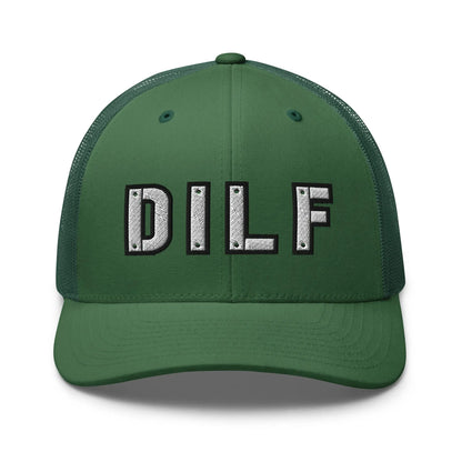Hats Evergreen Snapback Custom Trucker Hats DILF Cap – NSFW Patriotic for Men & Women Infidel Collective