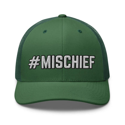 Hats Evergreen Snapback Custom Trucker Hats MISCHIEF Funny Cap for Men & Women Infidel Collective