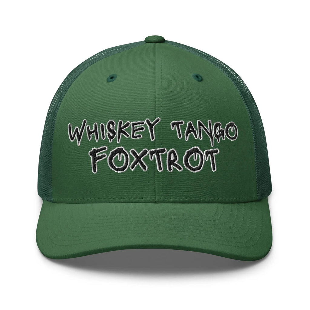 Hats Evergreen Snapback Custom Trucker Hats NSFW Whiskey Tango Foxtrot Cap for Men & Women Infidel Collective