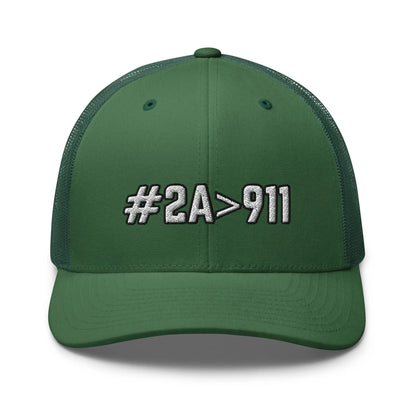 Hats Evergreen Snapback Custom Trucker Hats Rock the #2A>911 Cap for Men & Women Infidel Collective