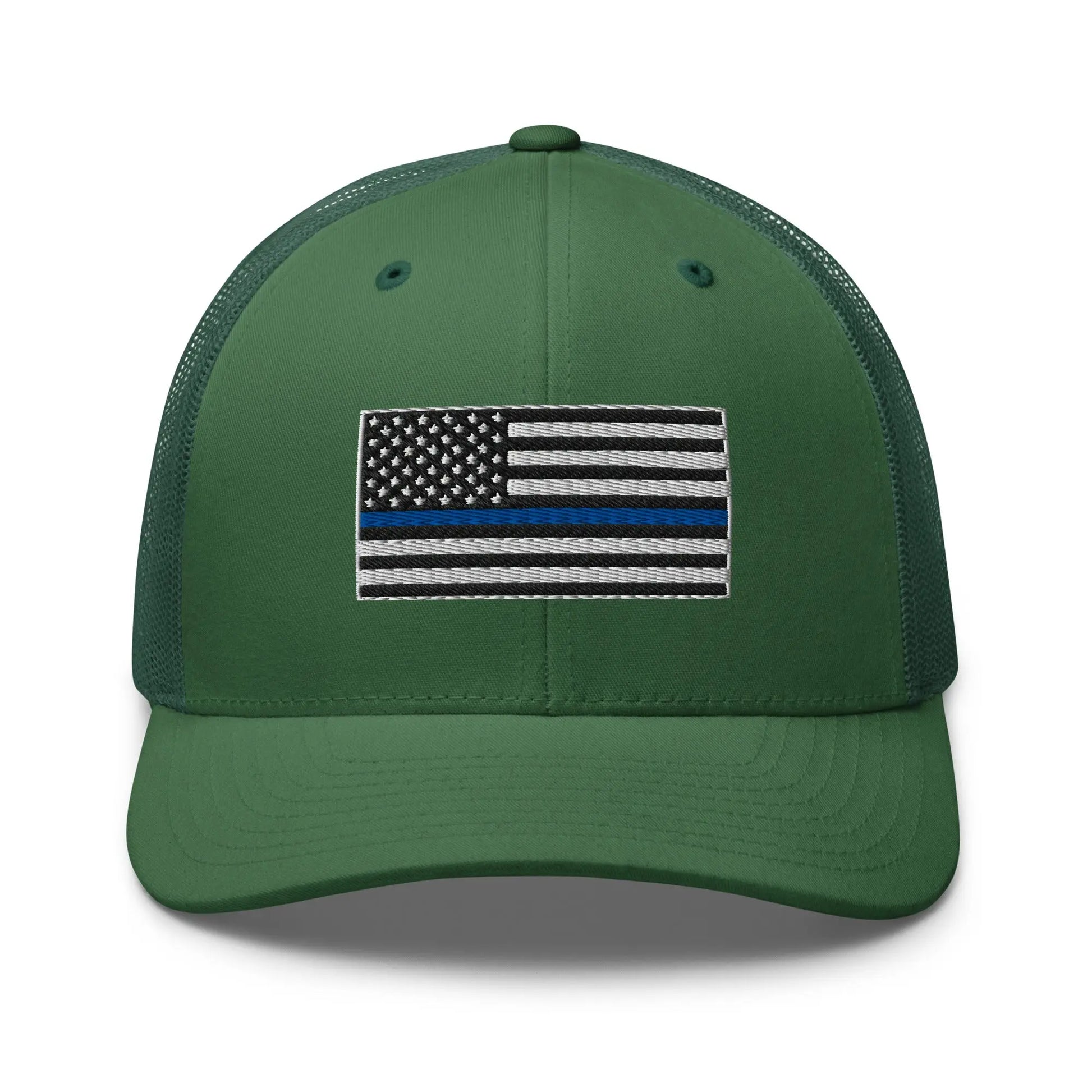 Hats Evergreen Snapback Custom Trucker Hats Thin Blue Line Flag Cool Patriotic Cap Infidel Collective