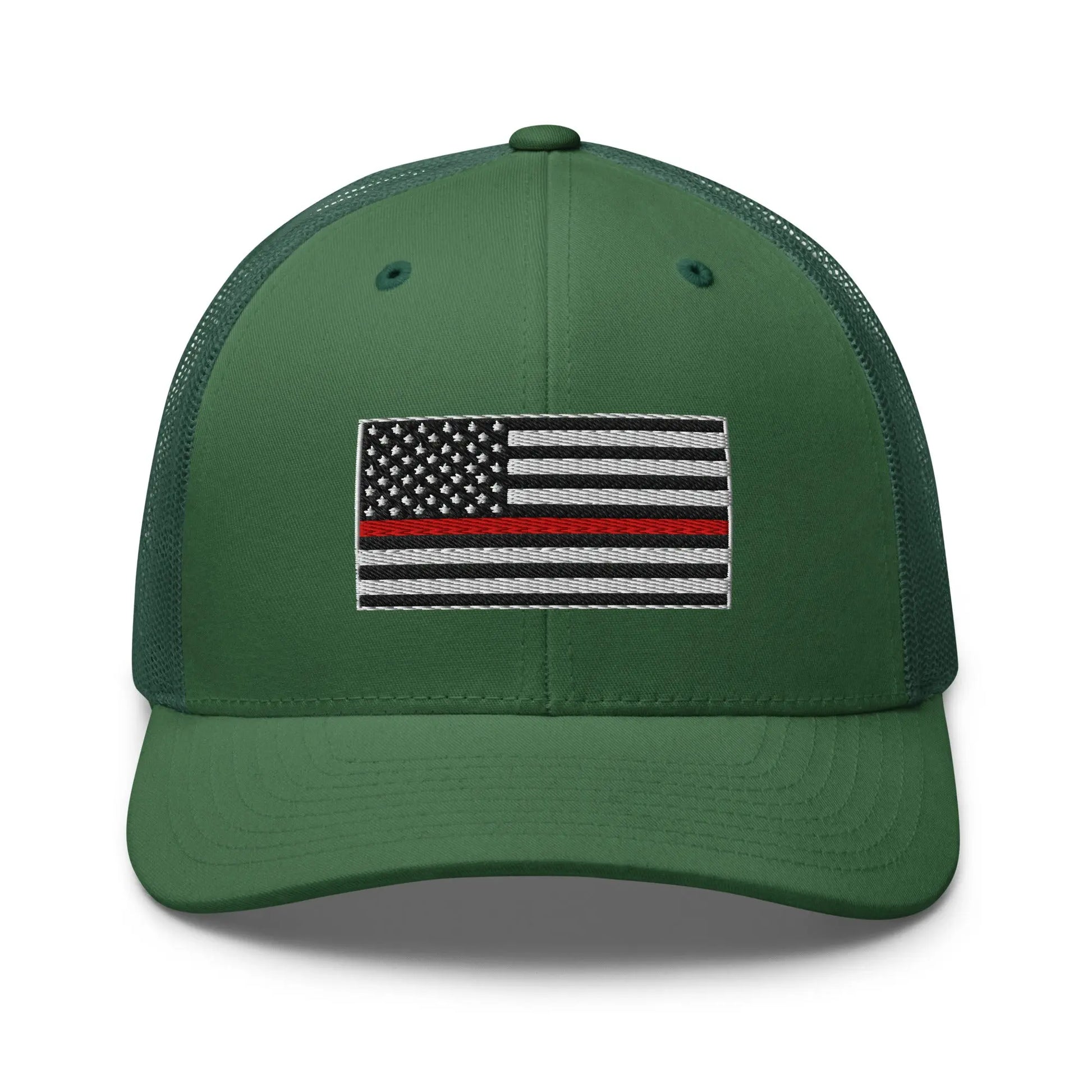 Hats Evergreen Snapback Custom Trucker Hats Thin Red Line Flag for Men & Women Patriotic Cap Infidel Collective