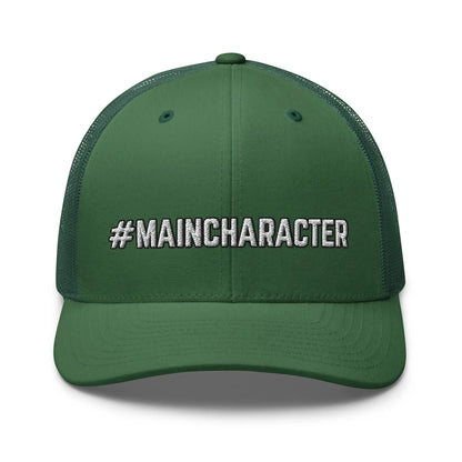 Hats Evergreen Snapback Custom Trucker Hats #MAINCHARACTER Funny Caps for Men & Women Infidel Collective