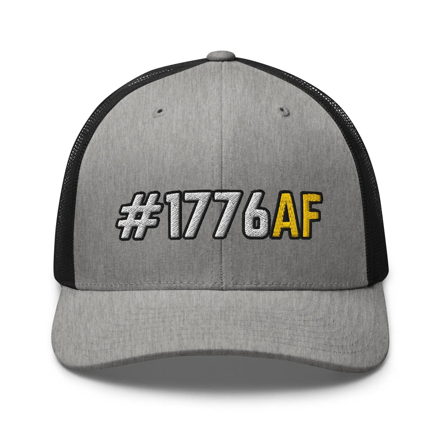 Hats Heather-Black Snapback Custom Trucker Hat #1776AF Patriotic Cap for Men & Women Infidel Collective