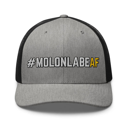 Hats Heather-Black Snapback Custom Trucker Hats Badass #MOLONLABEAF 2A Cap for Men & Women Infidel Collective