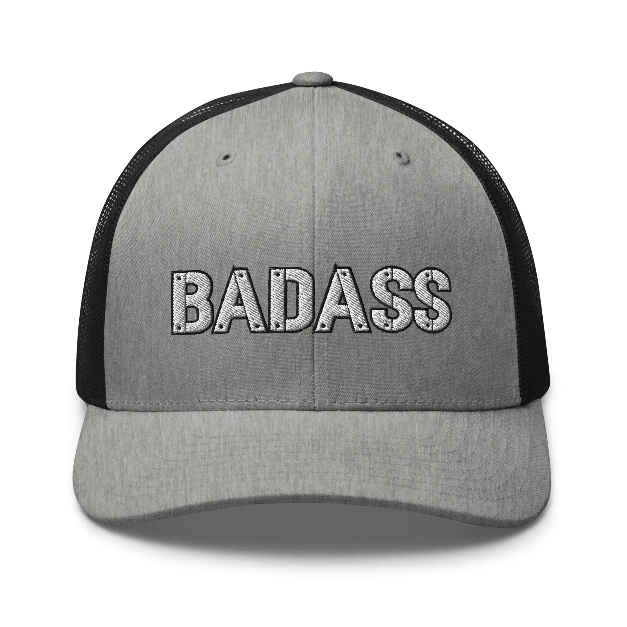 Hats Heather-Black Snapback Custom Trucker Hats Cool BADASS Caps for Men & Women Infidel Collective