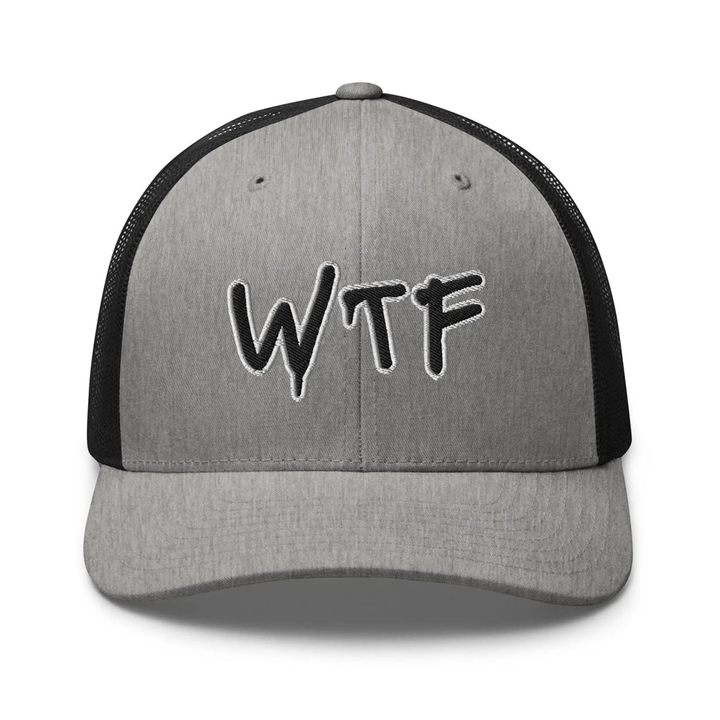 Hats Heather-Black Snapback Custom Trucker Hats Cool & Funny WTF NSFW Cap for Men & Women Infidel Collective