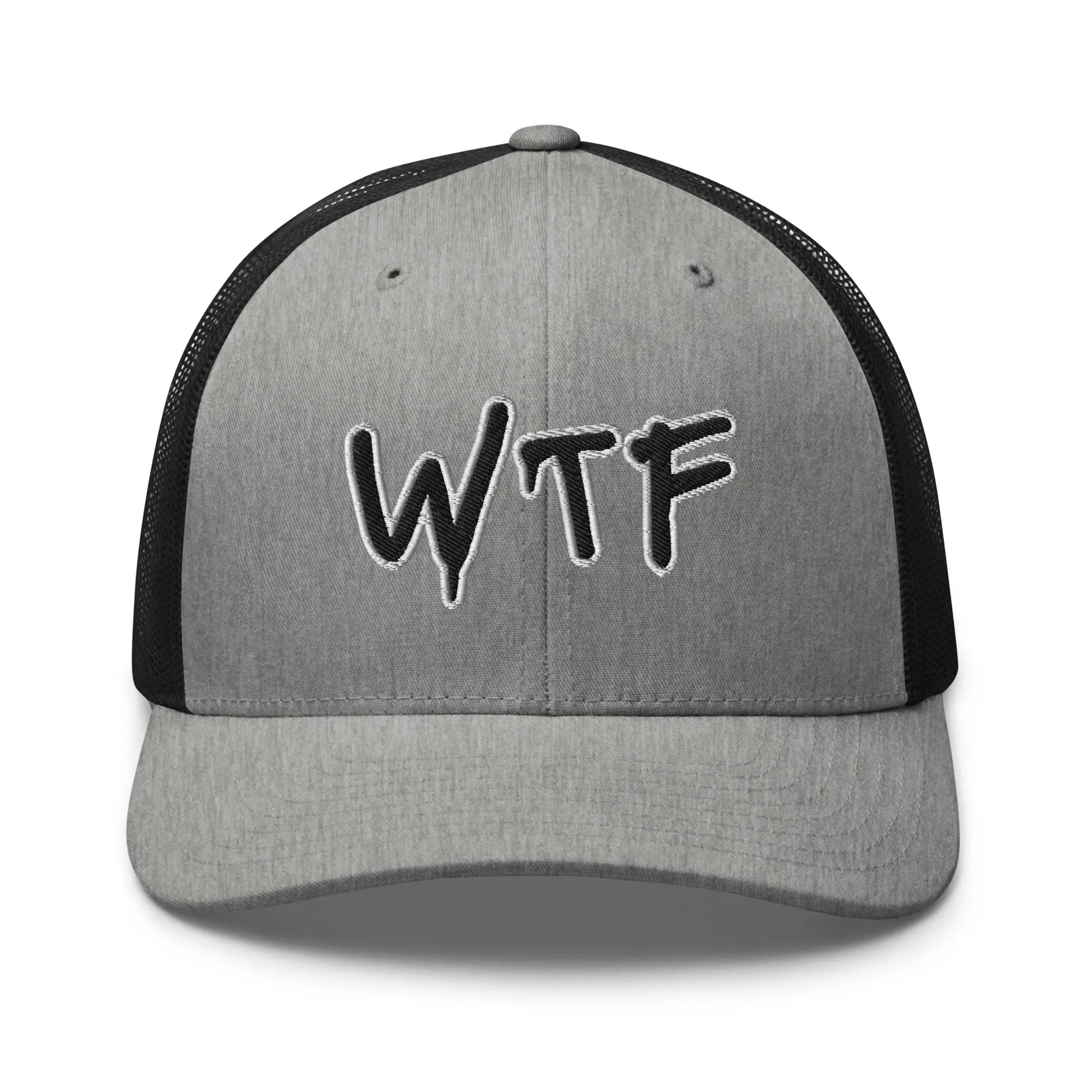 Hats Heather-Black Snapback Custom Trucker Hats Cool & Funny WTF NSFW Cap for Men & Women Infidel Collective