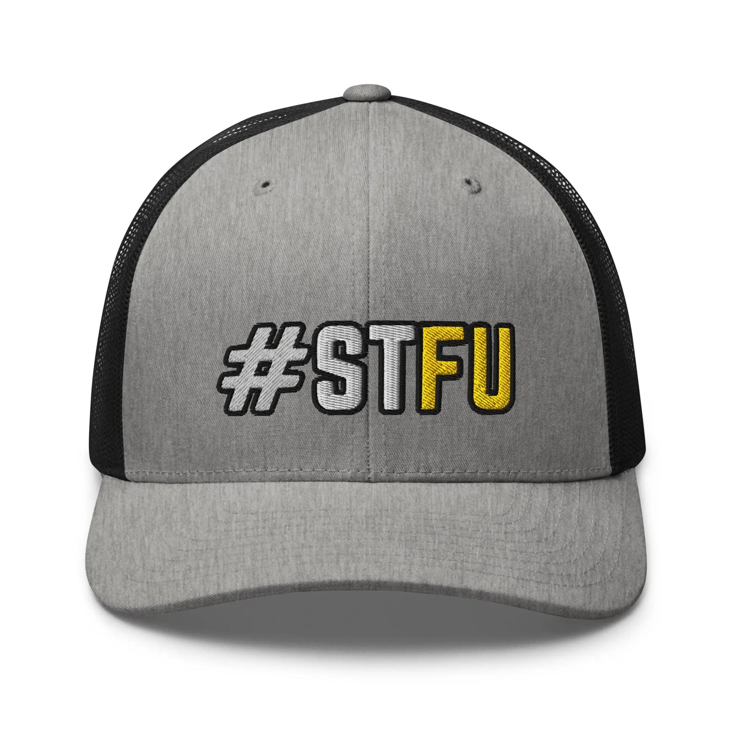 Hats Heather-Black Snapback Custom Trucker Hats Funny STFU NSFW Cap for Men & Women Infidel Collective