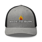 Hats Heather-Black Snapback Custom Trucker Hats MADE TO BURN Badass Cap for Men & Women Infidel Collective
