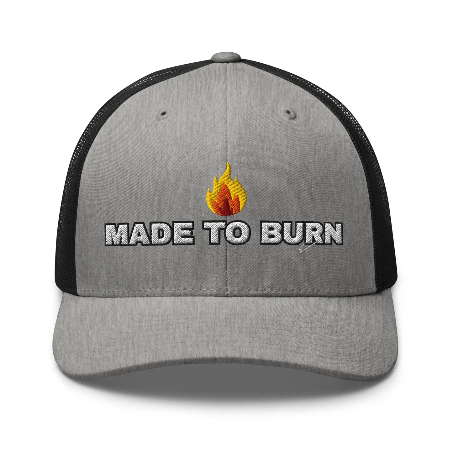Hats Heather-Black Snapback Custom Trucker Hats MADE TO BURN Badass Cap for Men & Women Infidel Collective