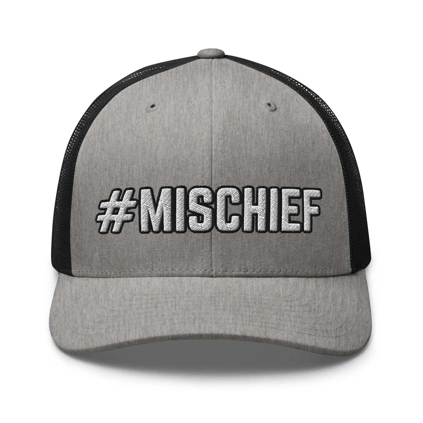 Hats Heather-Black Snapback Custom Trucker Hats MISCHIEF Funny Cap for Men & Women Infidel Collective