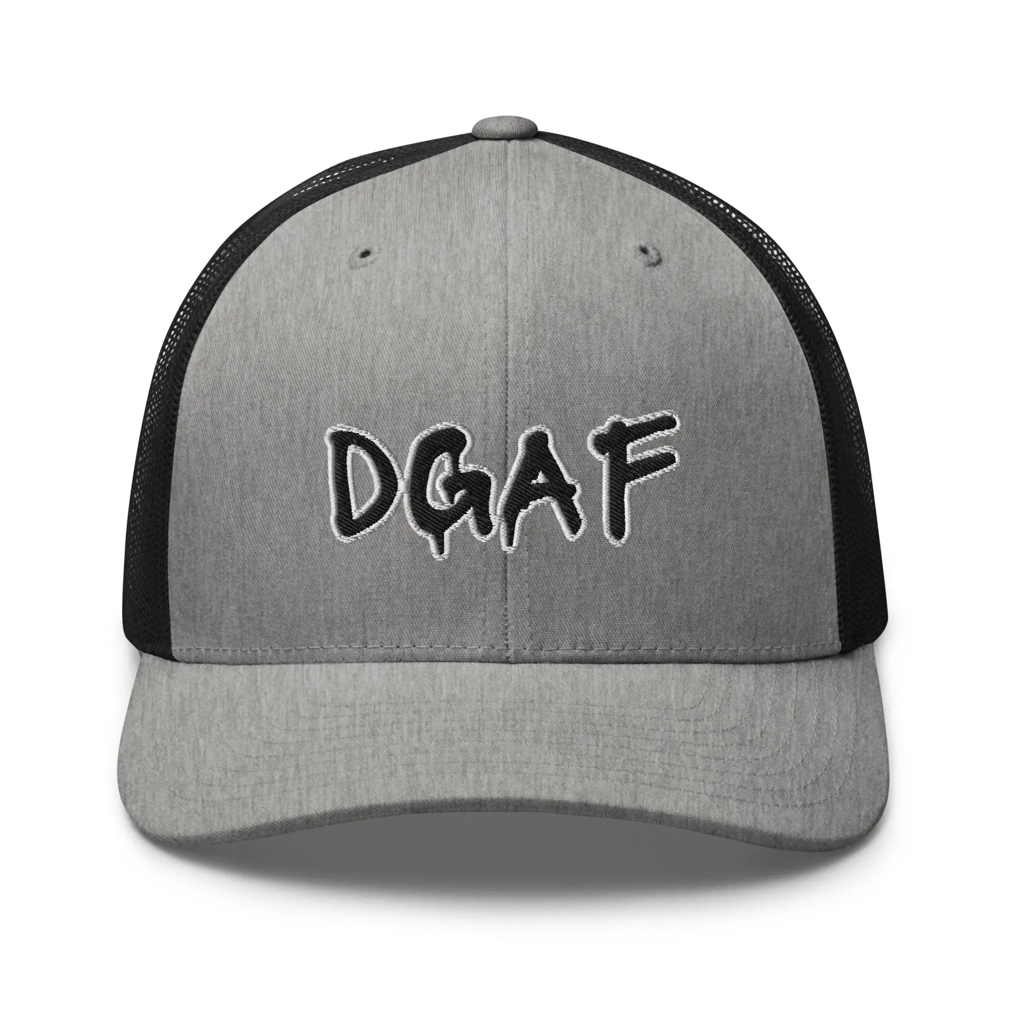 Hats Heather-Black Snapback Custom Trucker Hats NSFW DGAF Cap for Men & Women Infidel Collective