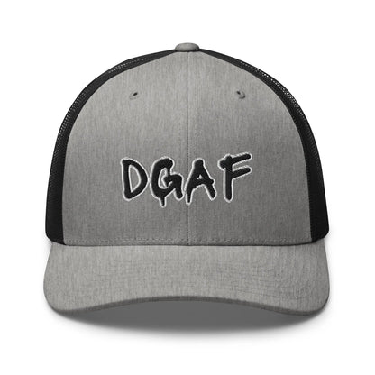 Hats Heather-Black Snapback Custom Trucker Hats NSFW DGAF Cap for Men & Women Infidel Collective