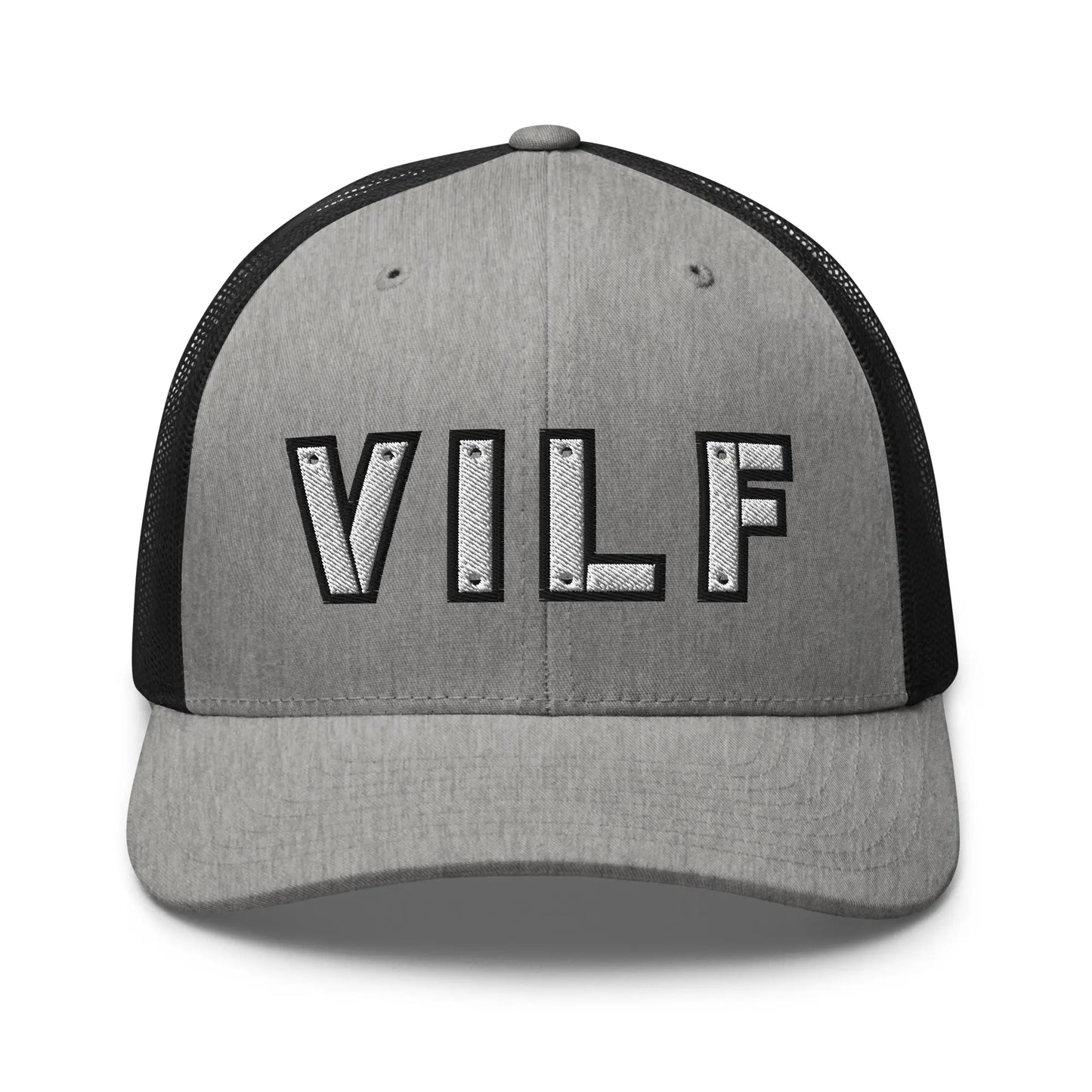 Hats Heather-Black Snapback Custom Trucker Hats NSFW VILF Funny Cap for Veteran's Infidel Collective