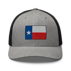 Hats Heather-Black Snapback Custom Trucker Hats Texas Flag Lone Star Cap for Men & Women Infidel Collective