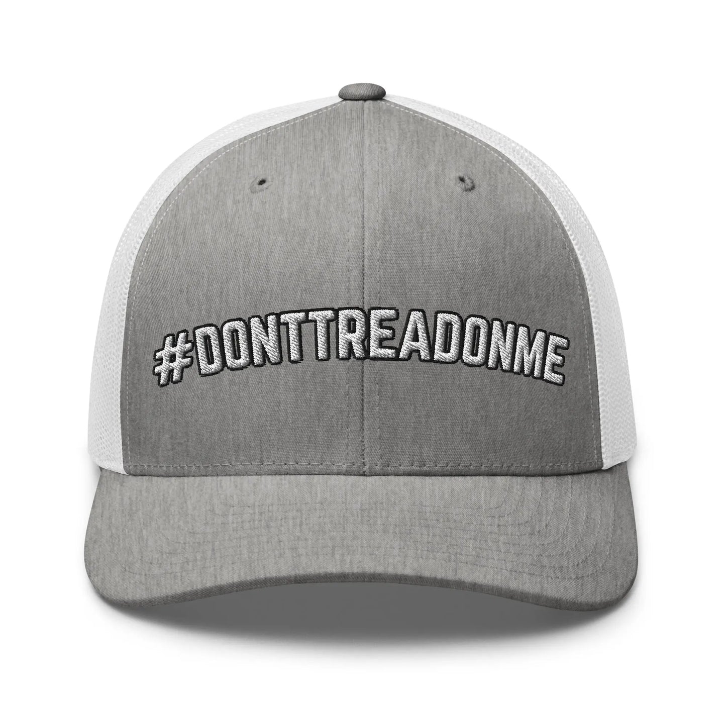 Hats Heather-Grey-White Snapback Custom Trucker Hats #DONTTREADONME 2A Cap for Men & Women Infidel Collective