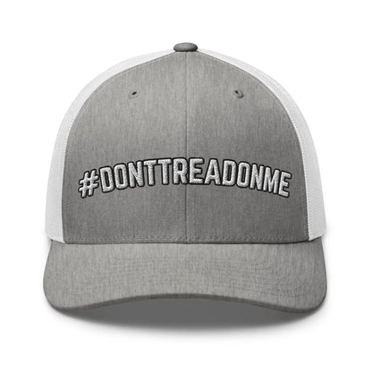Hats Heather-Grey-White Snapback Custom Trucker Hats #DONTTREADONME 2A Cap for Men & Women Infidel Collective