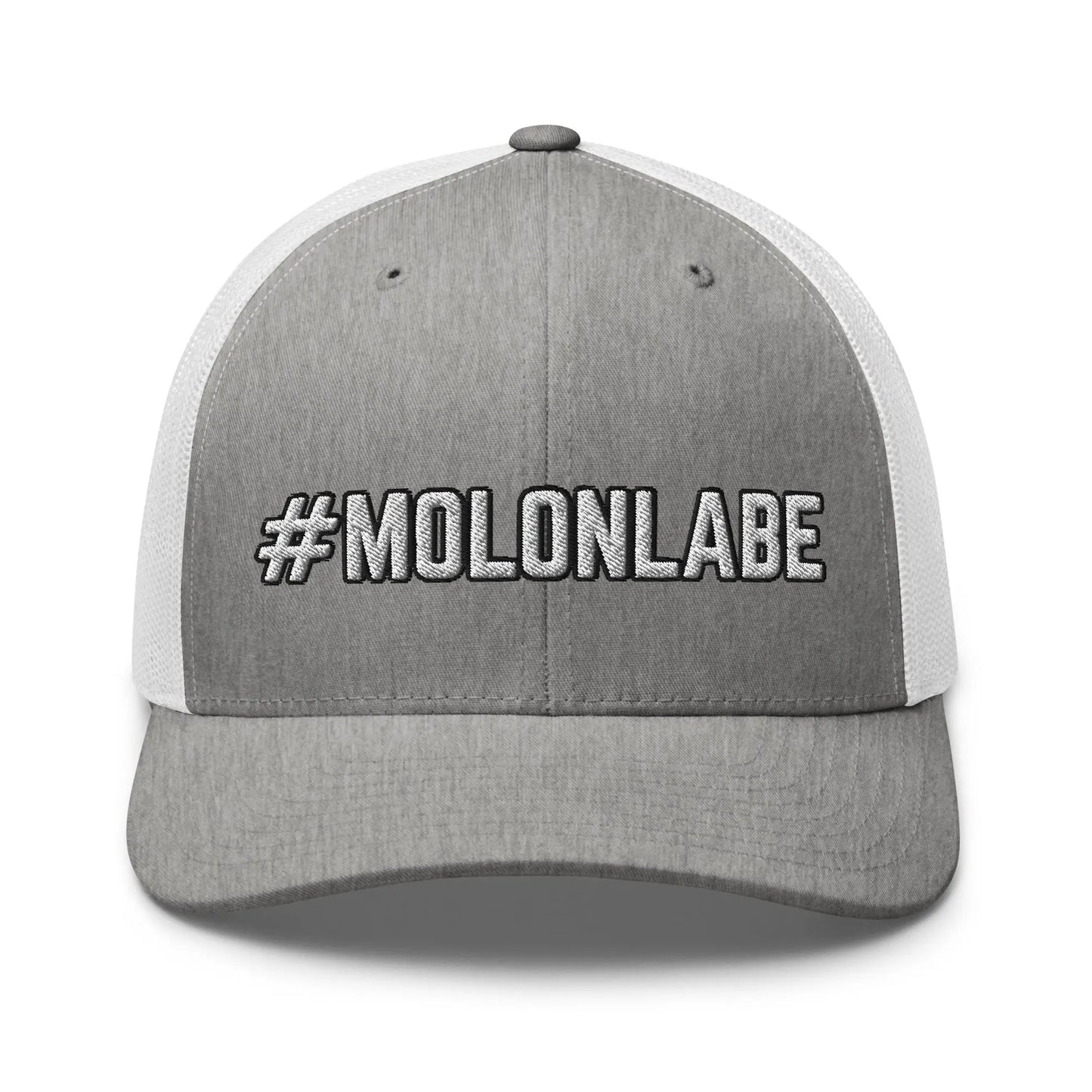 Hats Heather-Grey-White Snapback Custom Trucker Hats #MOLONLABE 2A Cap for Men & Women Infidel Collective