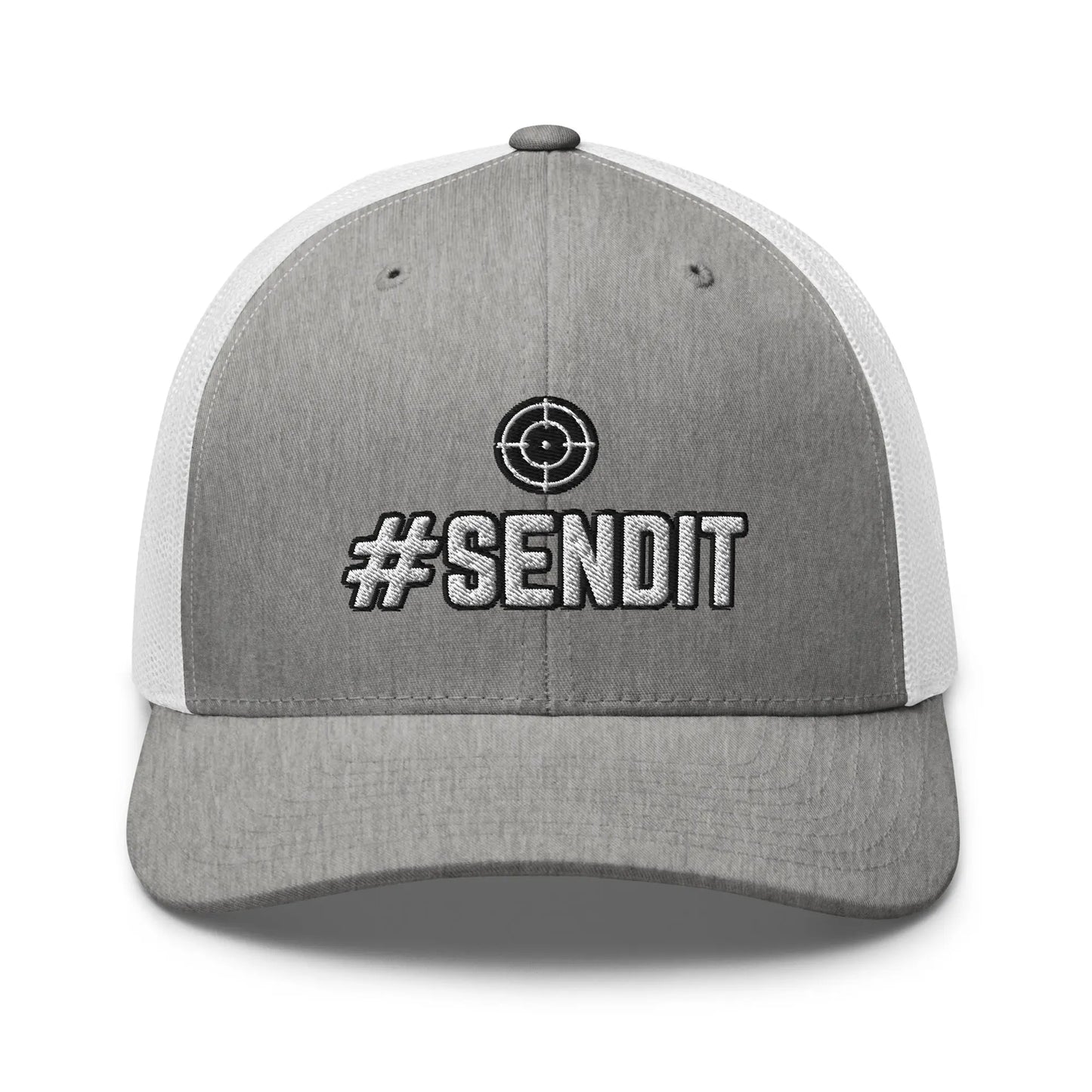 Hats Heather-Grey-White Snapback Custom Trucker Hats #SENDIT 2A Hat for Patriotic Men & Women Infidel Collective