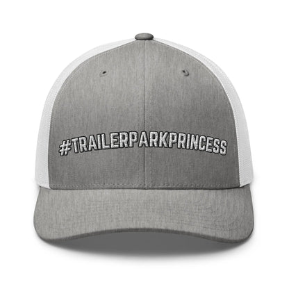 Hats Heather-Grey-White Snapback Custom Trucker Hats #TRAILERPARKPRINCESS Funny Women's Hat Infidel Collective