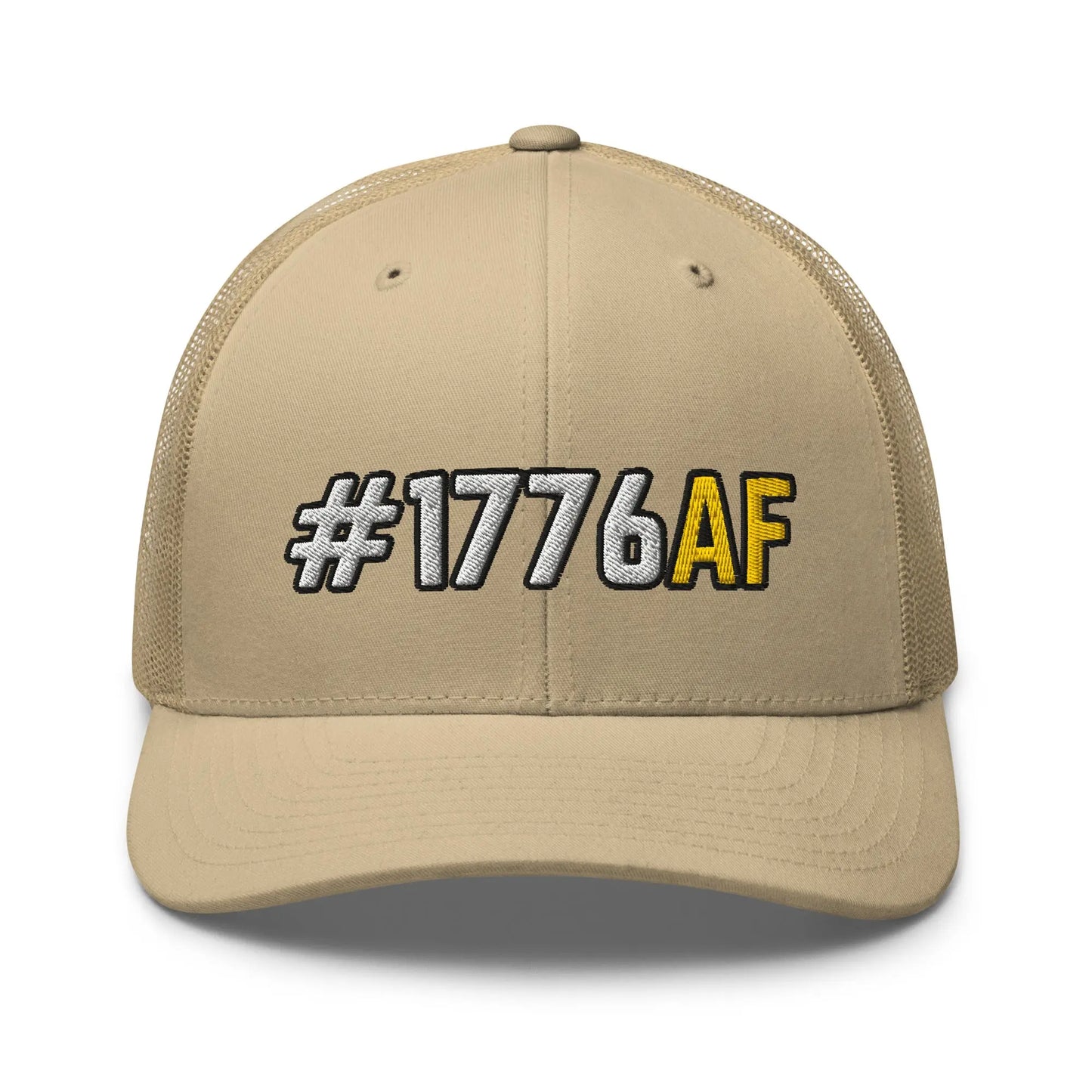 Hats Khaki Snapback Custom Trucker Hat #1776AF Patriotic Cap for Men & Women Infidel Collective