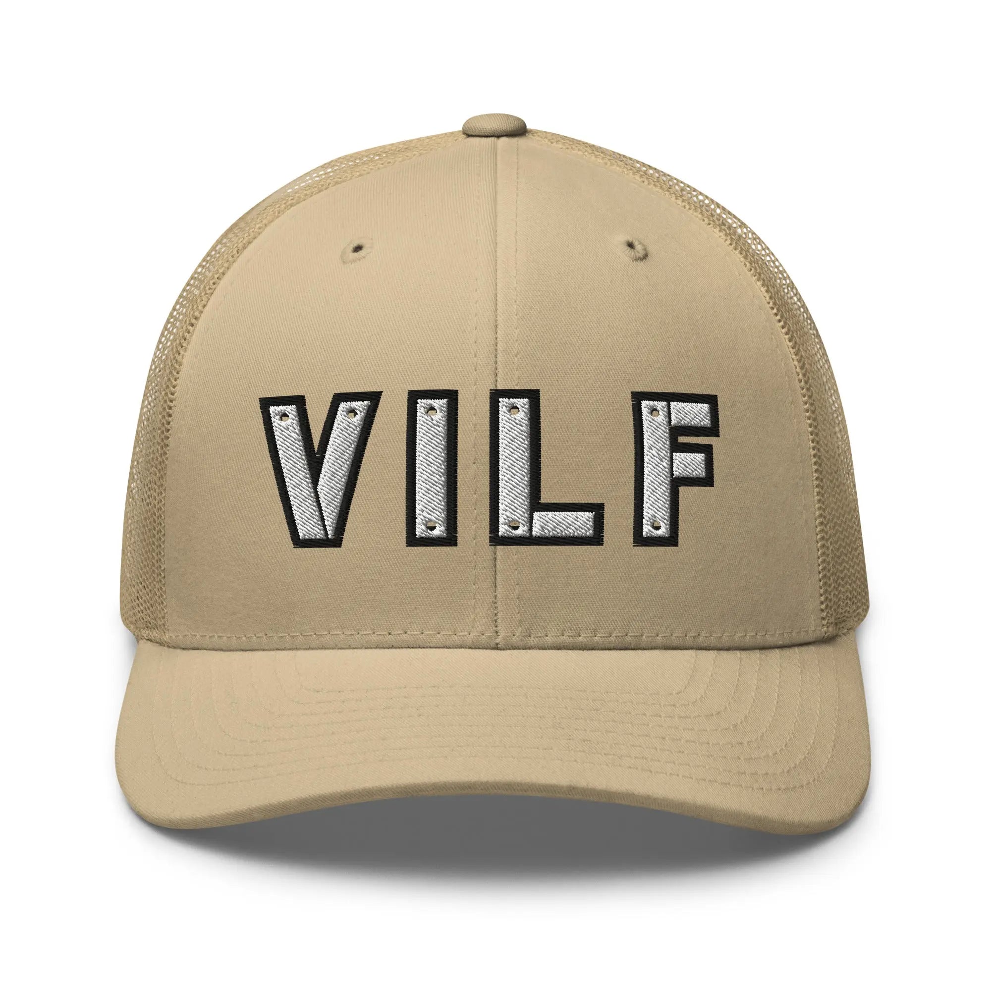 Hats Khaki Snapback Custom Trucker Hats NSFW VILF Funny Cap for Veteran's Infidel Collective