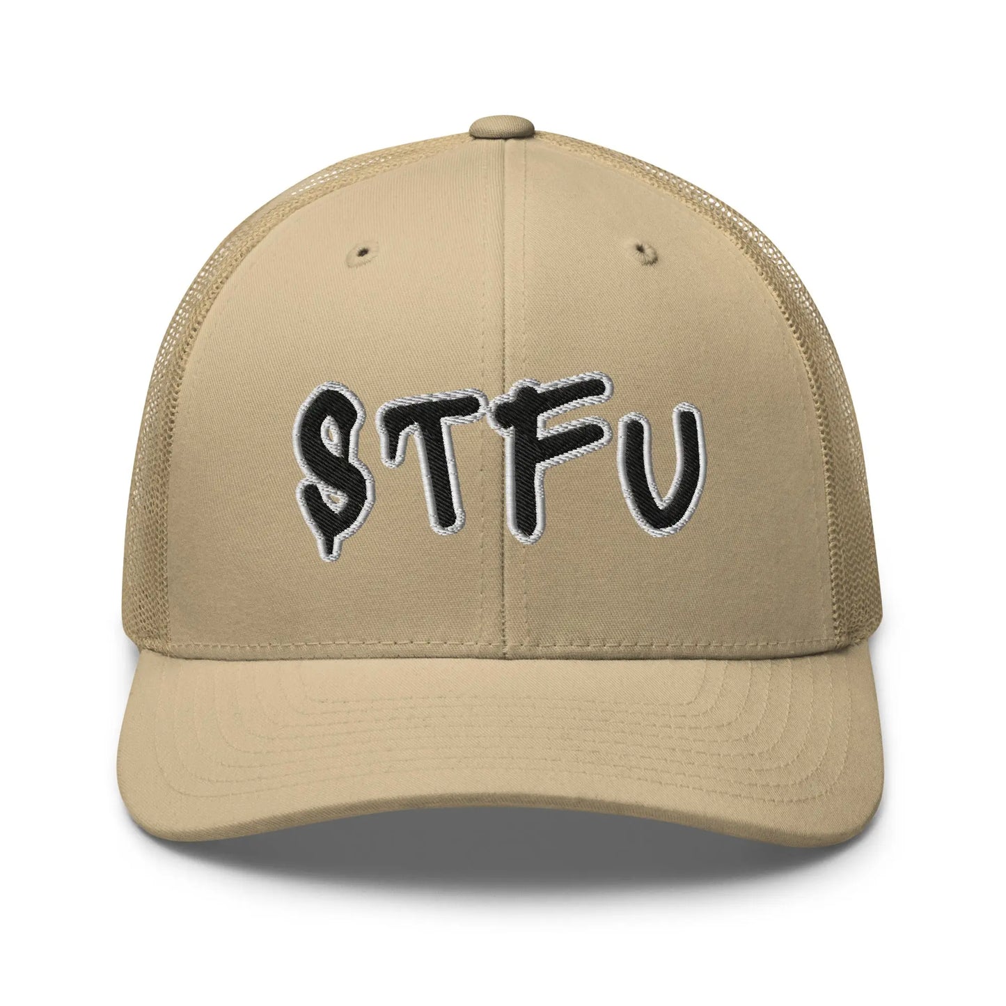 Hats Khaki Snapback Custom Trucker Hats STFU NSFW Cap for Men & Women Infidel Collective