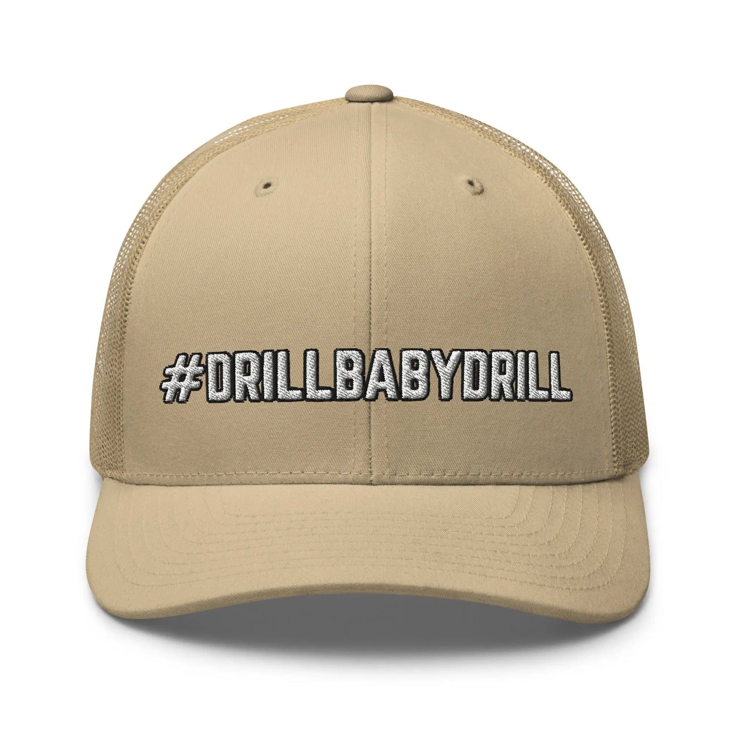 Hats Khaki Snapback Custom Trucker Hats #DRILLBABYDRILL Funny Cap for Men & Women Infidel Collective