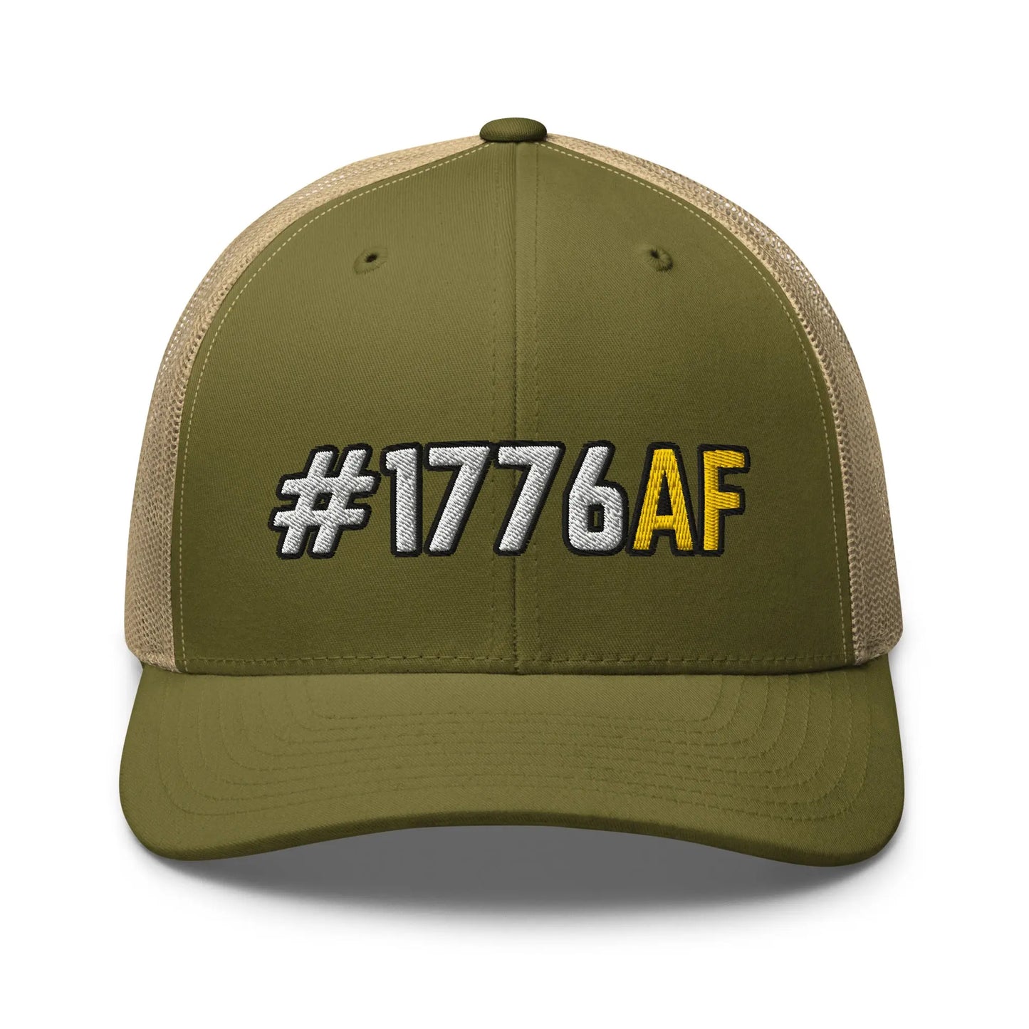 Hats Moss-Khaki Snapback Custom Trucker Hat #1776AF Patriotic Cap for Men & Women Infidel Collective