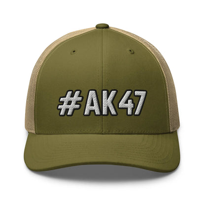 Hats Moss-Khaki Snapback Custom Trucker Hats 2A AK47 Cap for Men & Women – Cool Patriotic Style Infidel Collective