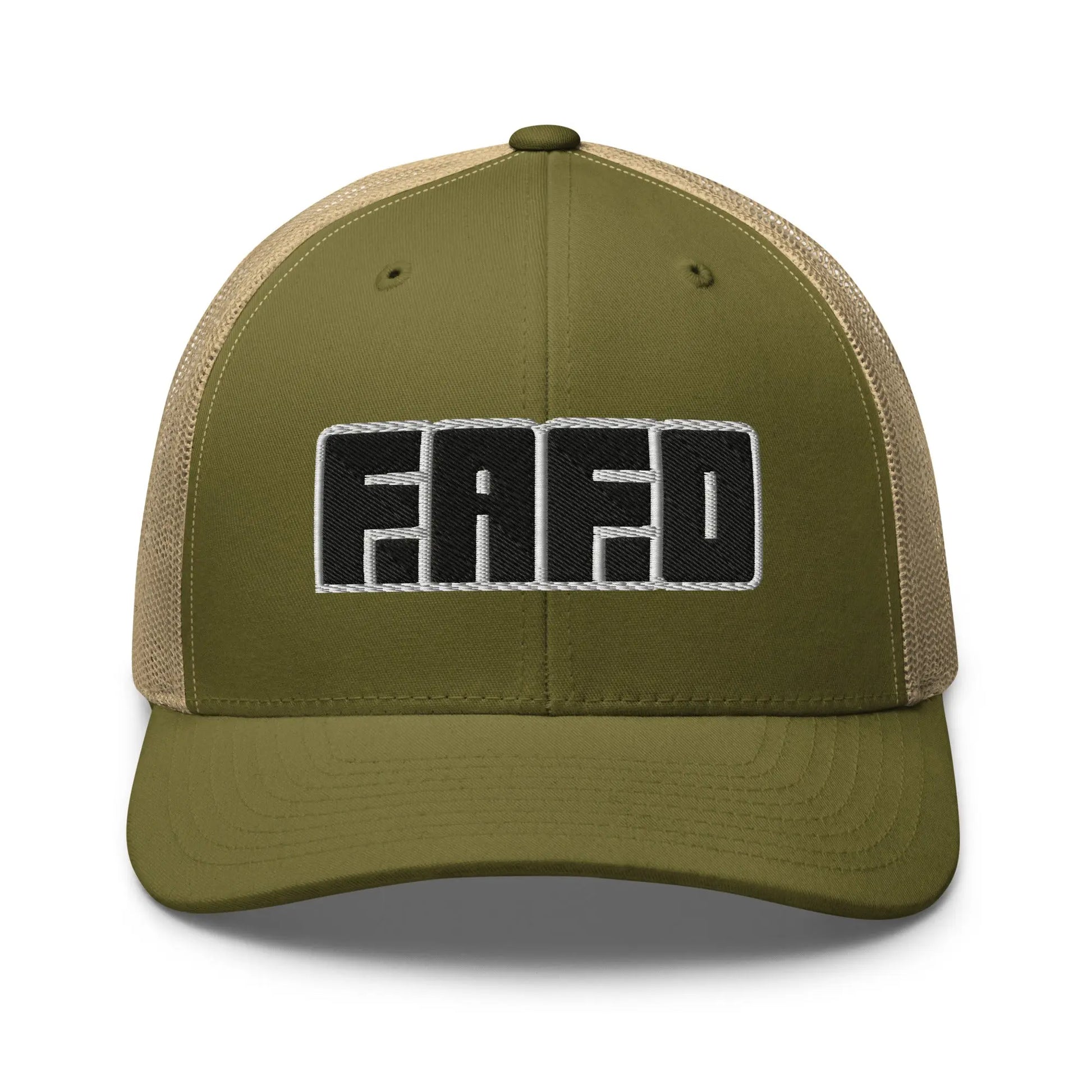 Hats Moss-Khaki Snapback Custom Trucker Hats Badass FAFO Grand Games NSFW Caps for Men & Women Infidel Collective