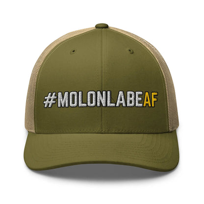 Hats Moss-Khaki Snapback Custom Trucker Hats Badass #MOLONLABEAF 2A Cap for Men & Women Infidel Collective