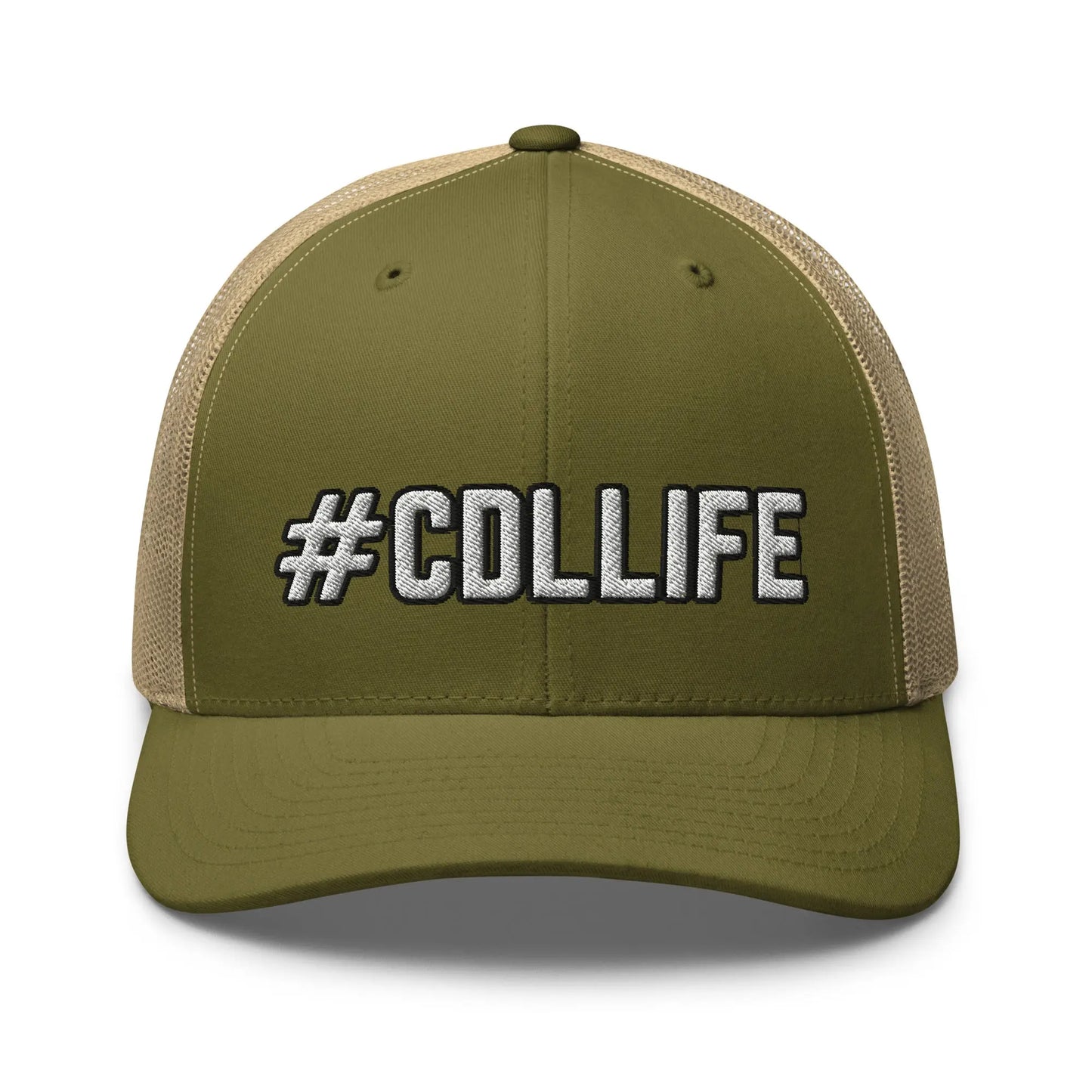 Hats Moss-Khaki Snapback Custom Trucker Hats Cool CDL #CDLLIFE Cap for Men & Women Truckers Infidel Collective