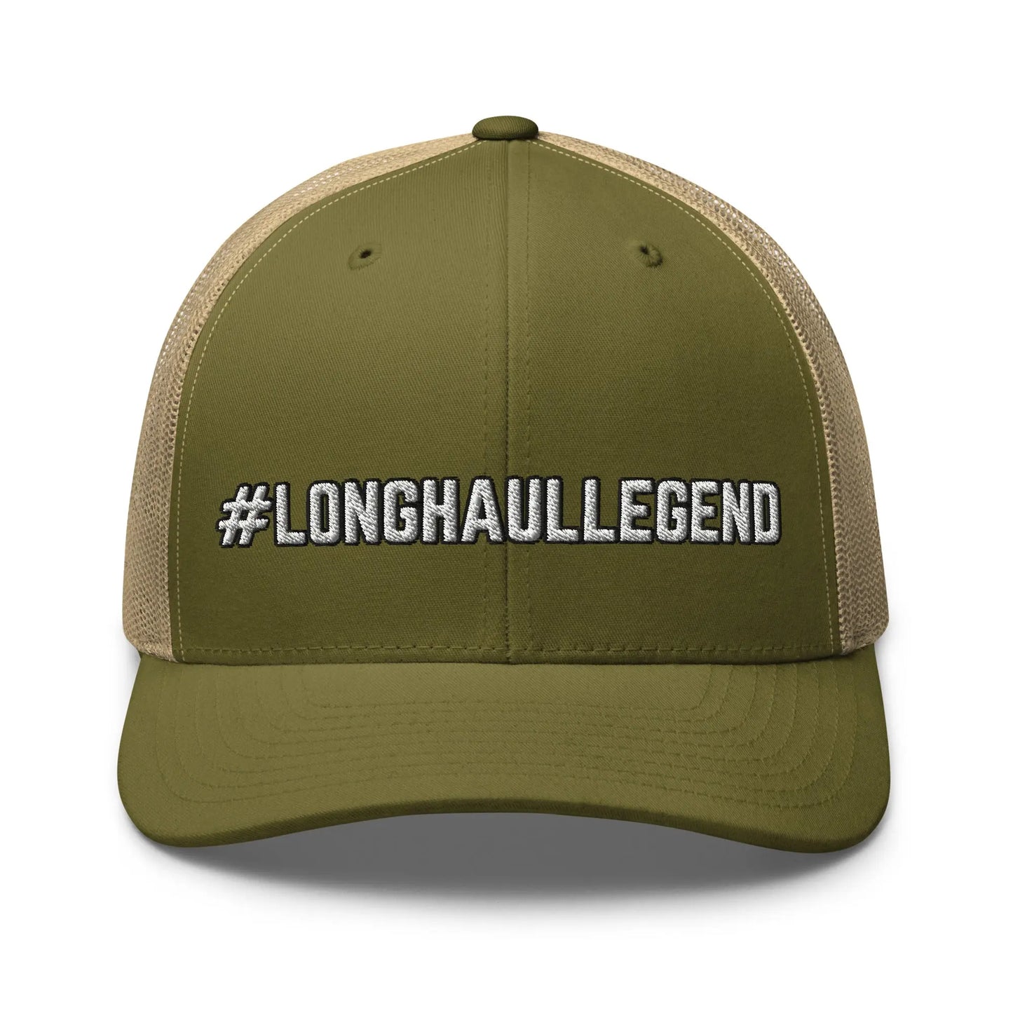 Hats Moss-Khaki Snapback Custom Trucker Hats Cool CDL #LONGHAULLEGEND for Men & Women Truckers Infidel Collective