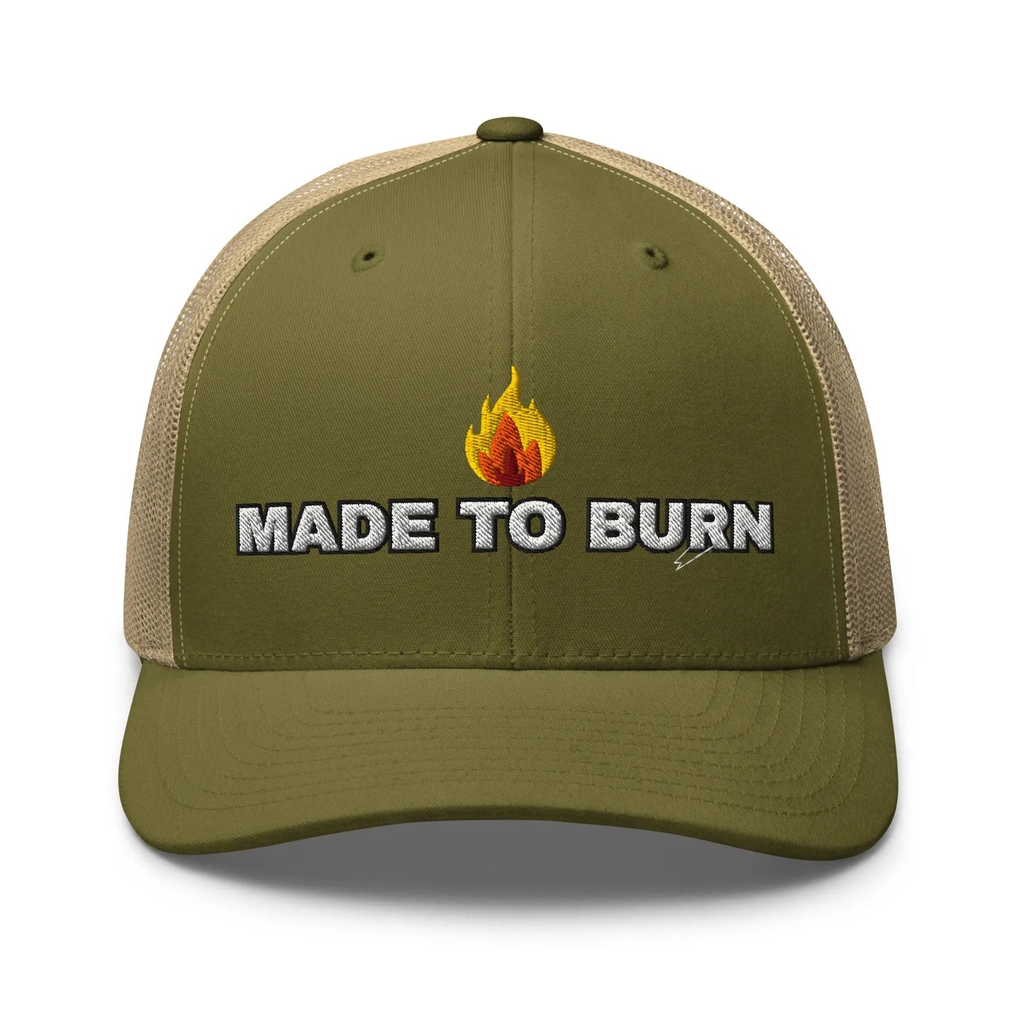 Hats Moss-Khaki Snapback Custom Trucker Hats MADE TO BURN Badass Cap for Men & Women Infidel Collective