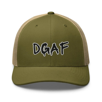 Hats Moss-Khaki Snapback Custom Trucker Hats NSFW DGAF Cap for Men & Women Infidel Collective
