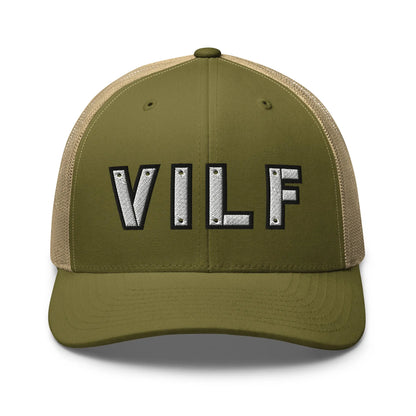 Hats Moss-Khaki Snapback Custom Trucker Hats NSFW VILF Funny Cap for Veteran's Infidel Collective