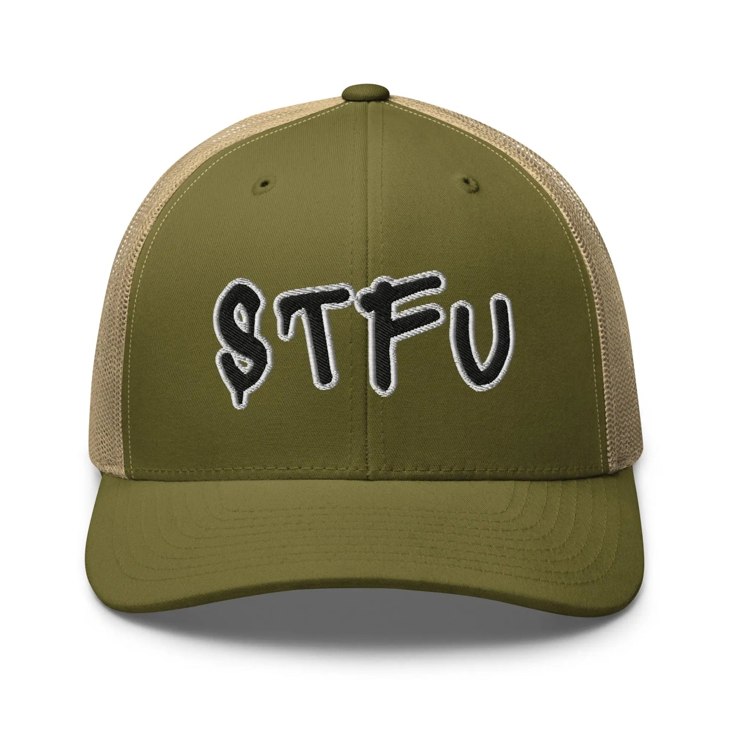 Hats Moss-Khaki Snapback Custom Trucker Hats STFU NSFW Cap for Men & Women Infidel Collective