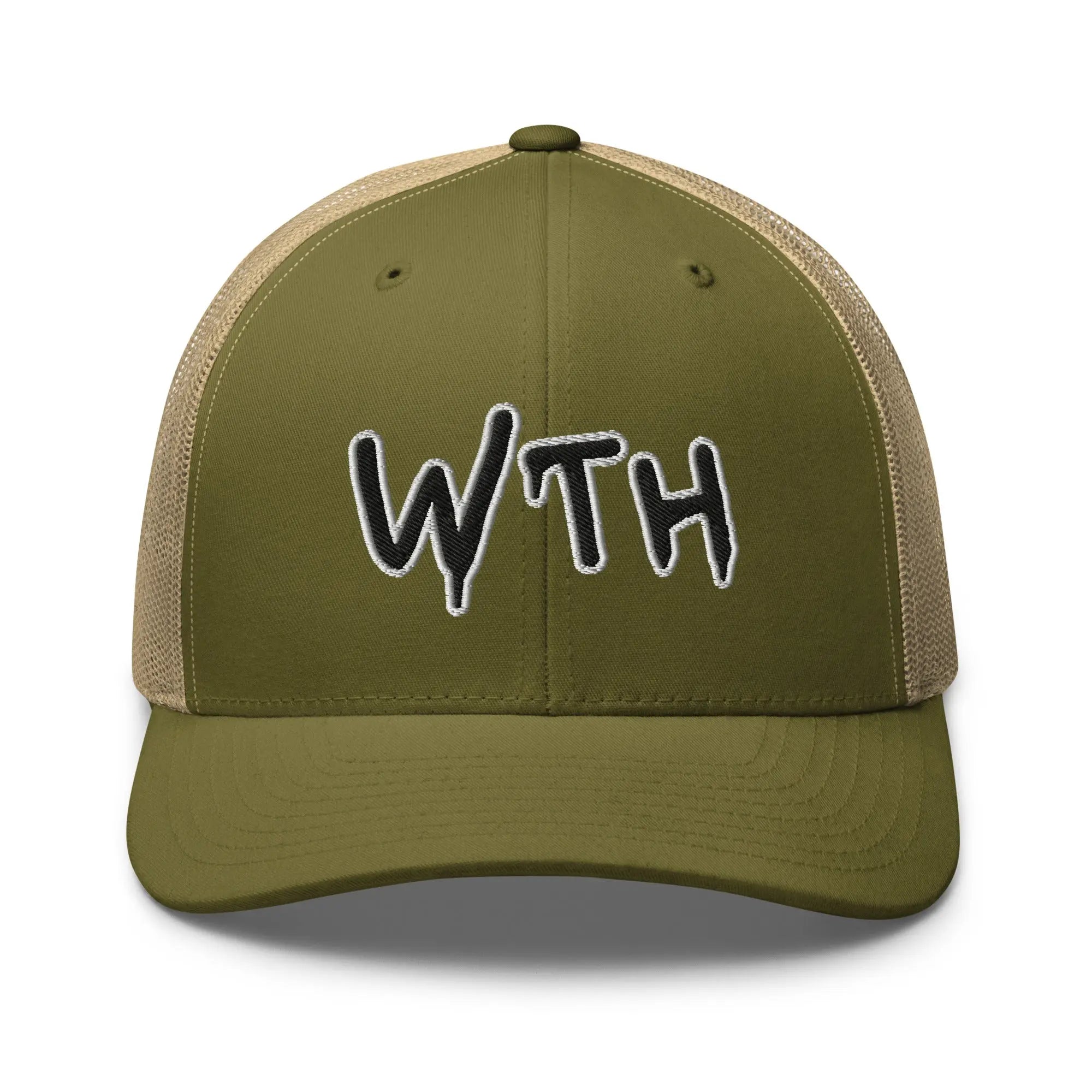 Hats Moss-Khaki Snapback Custom Trucker Hats WTH NSFW Cap for Men & Women Infidel Collective