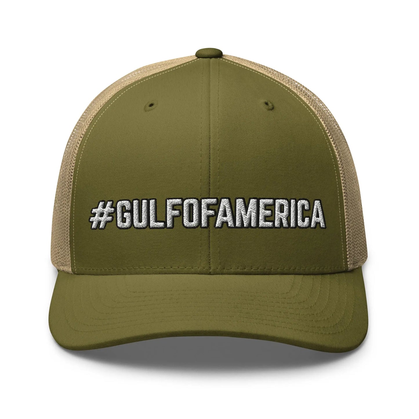 Hats Moss-Khaki Snapback Custom Trucker Hats #GULFOFAMERICA Funny Cap for Men & Women Infidel Collective