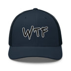 Hats Navy Snapback Custom Trucker Hats Cool & Funny WTF NSFW Cap for Men & Women Infidel Collective